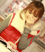 韩国代购 进口正品2012新款冬装女装 大翻棉服马甲马夹背心现货