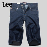 lee 正品 短裤 男 夏装必备 原色 牛仔短裤 深洗水 656B-2160
