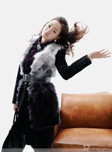 2011新款 SZ 皮草小马甲 狐狸腿毛 吊染色个性新款火爆进行中