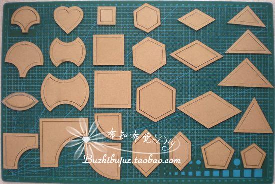 DIY拼布模板 仿可樂拼布模板 拼布工具 壹組27套54個在類目 居家布藝, 縫紉DIY材料、工具及成品, 縫紉DIY工具套裝中 - 來自Buy2taobao.com提供專業的淘寶代購服務
