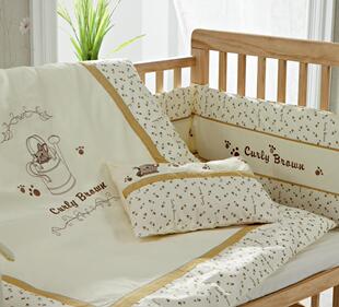 KUB six new Twill cotton baby bedding set gives baby a comfortable feeling surrounding