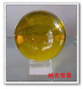 直径11厘米黄色水晶球风水摆件家居饰品商务