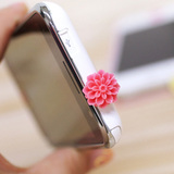 Full 9 9 1637 daisy butterfly knot Dustproof plug iphone4 the dust plugs cellphone dustproof plug