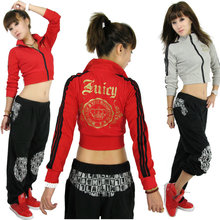 <span class=H>冬装</span>新款立领修身超短外套 hiphop百搭DS演出服ds嘻哈上衣 露腰
