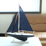 DS248家居饰品帆船模型摆设摆件工艺品外贸实木船模北欧风格宜家