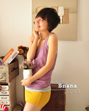（小物）nana 2012新 纯棉 百搭 十四色 工字背心 W120405