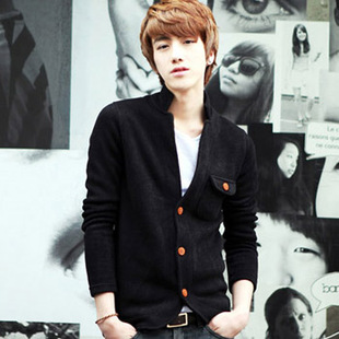 【<em>男性</em>时尚网】定制秋冬<em>男士毛衣外套</em>韩版毛毛