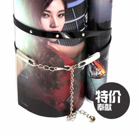 千俏 VIVI爆款韩版 时尚皮带 女式 细腰带水钻女士腰链