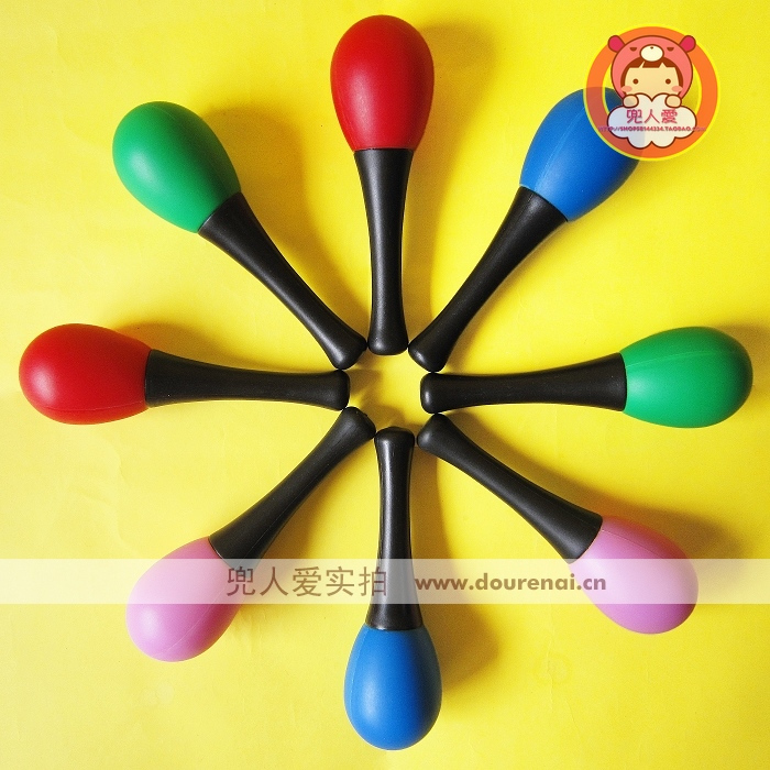 Sand hammer for children major Early education Orff Music aids Children's Musical Instruments Musical toy Maracas A pair of pricesin the Toy/Childs/Puzzle/Building block/Model , Musical toy/Children's Musical Instruments , Sand Hammer/Sand egg/Maracas category - from Buy2taobao.com to provide professional Taobao agent buy service