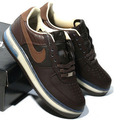 秋季09新 AIR FORCE 1 棕色鳄鱼皮板鞋 藤原浩