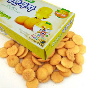  安吉盼盼新品零食格子饼 韩国畅销33年明星产品 海太鸡蛋饼干 45g