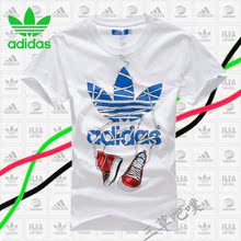 2012�ļ��¿�adidas/���ϴ�˹ ��Ҷ����ƷƷ���ж���Բ��T��/����