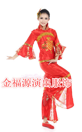 2013新款秋冬季中老年舞蹈表演服民族服装舞
