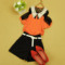 2012夏裝新款女裝夏季時尚新品 韓版寬松短袖雪紡娃娃上衣261280C