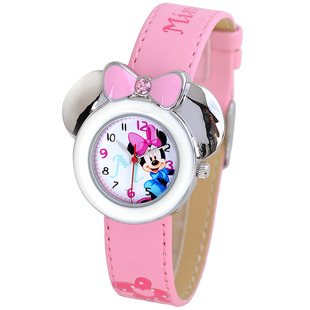  迪士尼儿童手表 小学生个性女孩卡通表 创意米奇头果冻表 女童表