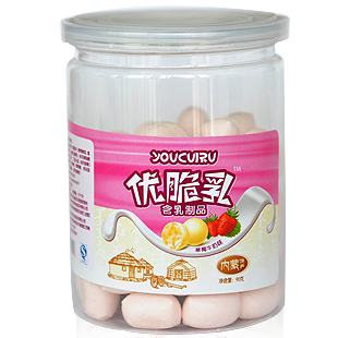  草莓优脆乳 奶宝 休闲奶制品 内蒙古特产儿童食品 酥脆营养好零食
