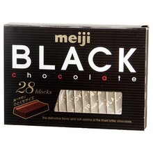 日本进口 MEIJI明治至尊钢琴 黑巧克力 140G