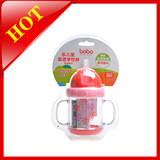 乐儿宝BOBO 婴幼儿学饮杯/吸管杯/水杯/ BB305C 210ml 不含BPA