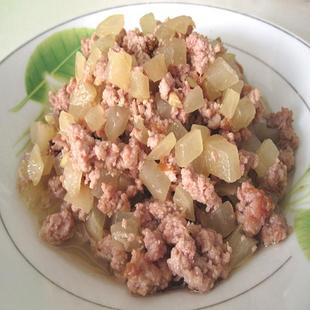  农家私房菜 泡萝卜（酸萝卜炒肉沫）酸萝卜肉臊子 家常泡菜下饭菜