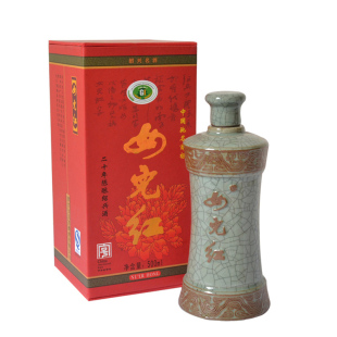  绍兴黄酒 女儿红二十年陈碎瓷花雕酒 送礼佳品 500ML
