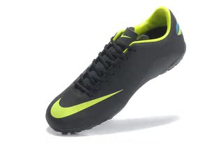  团购价 正 品耐克足球鞋NIKE C罗刺客8代9代男鞋AG草钉TPU 黑绿色