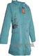 绣花羽绒服蓝色