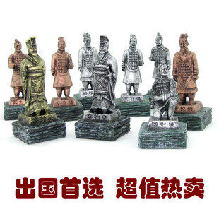  万泉 兵马俑工艺品摆件 中国特色小礼品纪念品 出国送老外的礼物