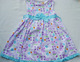 亲亲宝贝 紫色小花连身裙