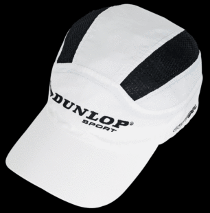 Genuine Dunlop Dunlop road/09  permeability of Pu white tennis Hat new