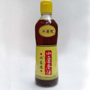  河南开封特产正品兴盛德百分之百纯小磨香油450ML 石磨芝麻油