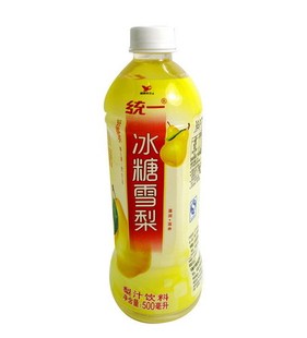  统一冰糖雪梨500ml(包邮批发价格30箱起售限北京地区量大优惠)