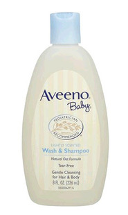 美国Aveeno baby婴儿幼儿燕麦无泪洗发沐浴液