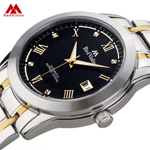 赤琴手表超薄全自动机械表正品牌男款精钢男表男士夜光韩版复古表