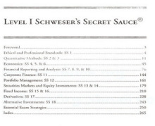 2012��cfaһ����������Ӧ���ؼ�Schweser notes Secret Sauce