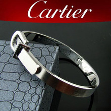 Pulsera de Cartier Cartier edición en vivo de titanio pulsera de plata hebilla