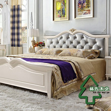 ����ľҵ ��ʽ��԰�� ʵľ����˫�˴�1.5 1.8�װ�ʽ�� �Ҿ�KA162