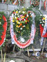 鲜花花圈/哀悼花圈 鲜花花篮 温州鲜花速递 实物制作