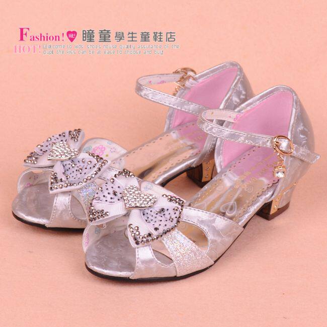 <em>女童凉鞋</em>韩版<em>时尚</em>高跟凉鞋2012夏季新款儿童