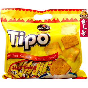  【感恩5周年】进口零食品Tipo越南面包干300g巧克力鸡蛋牛奶饼干
