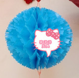 40#蓝色刺球灯笼/塑料纸灯笼/跳舞灯笼/批发灯笼/定做广告灯笼