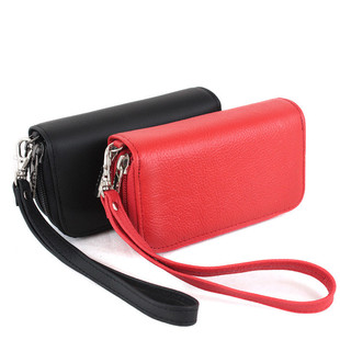  新款真皮钥匙包零钱包 正品卡包手拿包 拉链女士男式手包韩国