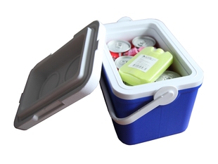  6L母乳牛奶保鲜冷藏 车用冷暖热保温箱 便携式冷热保温箱 毛巾箱