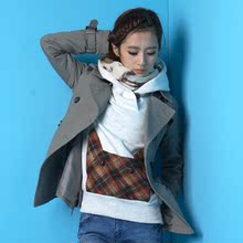 【品牌特卖】百世吉PASSGES春秋休闲短款女款风衣 特卖价149 【品牌特卖】百世吉PASSGES春秋休闲短款女款风衣 特卖价149