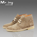 Mring 2010春季新品 环保烟胶底牛皮城市休闲皮鞋中邦靴子202