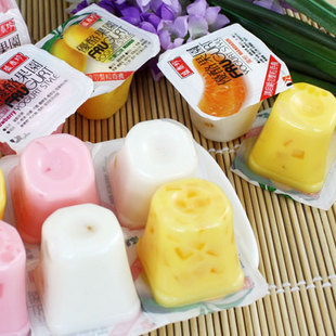  【临期半价】台湾盛香珍优酪果园布丁/果冻综合味散装500克