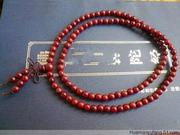 潮州木雕工艺0.4cm*216颗印度小叶紫檀佛珠手链.挂珠.手串