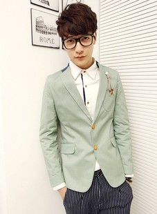  春秋 Cyc Homme 宽松型规则领型两粒单排扣日韩个性西服