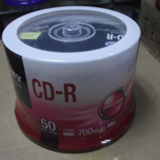 皇冠 正品SONY CD-R 50P 刻录光盘0.98元/张
