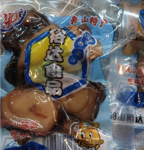  舟山海鲜味 特产 裕达美人章鱼片 真空包装 1.50元