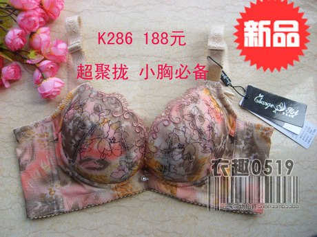 <em>纤变女郎</em>专柜K286超聚拢保健型健康文胸AB罩